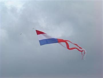 F-tail Banner,Dutch,Mirai: Red, White, Blue; Nylon: White; Ripstop Orange: White